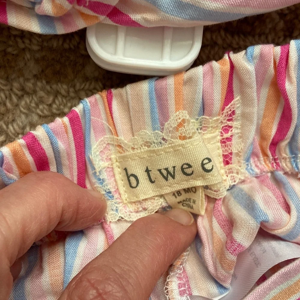 Btween Girls 2 Piece Striped Set Size‎ 18 Months NWT - Picture 5 of 5